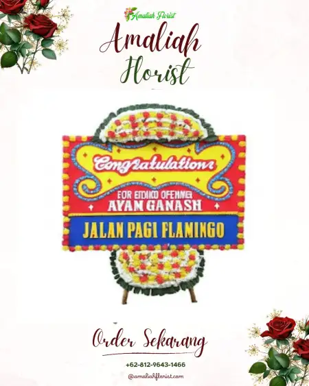 Sewa Papan Bunga Basungan